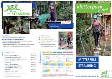 Kletterpark Flyer als PDF - bei der Erlebnis Akademie AG