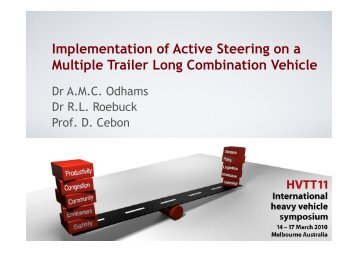 Implementation of Active Steering on a Multiple Trailer Long ...