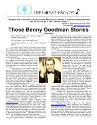 Those Benny Goodman Stories - Bob Knack