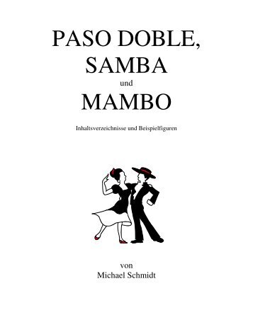 PASO DOBLE, SAMBA MAMBO - rumsdance.de