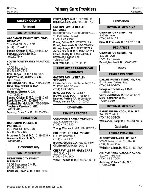 2013 provider directory - 82 counties_june rev.sv - Blue Cross and ...
