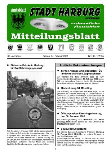 Amtliche Bekanntmachungen - Harburg