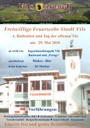 Freiwillige Feuerwehr Stadt Vils 4. Hallenfest und Tag der offenen ...