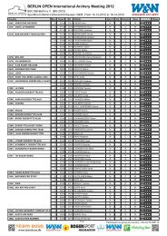 Starterliste nach Verein - DANAGE