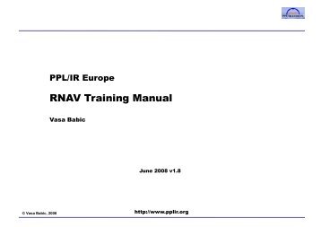 RNAV Training Manual - Keilir