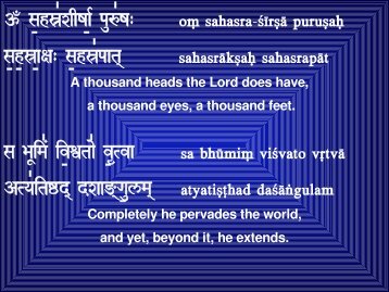 Purusha suktam pdf english