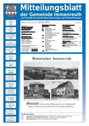 Mitteilungsblatt - Immenreuth