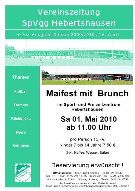 8. Ausgabe Printfassung Saison 2009_2010 - SpVgg Hebertshausen