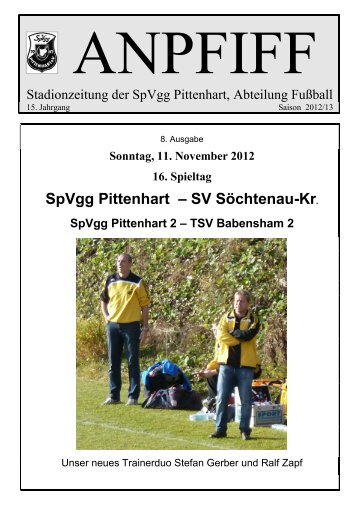 SpVgg Pittenhart – SV Söchtenau-Kr.