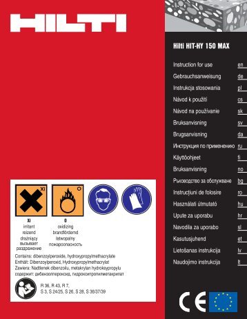 Hilti HIT-HY 150 MAX