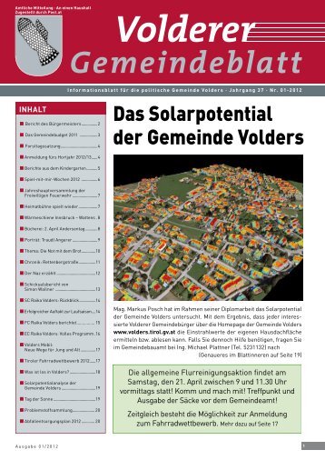 (5,52 MB) - .PDF - Gemeinde Volders - Land Tirol