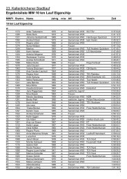 Ergebnisliste MW 10 km Lauf Eigenchip - Hamburger Sportclub eV