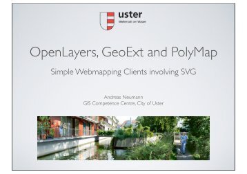 OpenLayers, GeoExt, PolyMaps and SVG - SVG Open