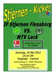 MTV Leck - IF Stjernen Ligamannschaft