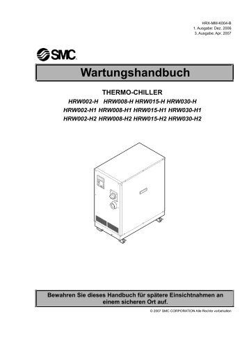 Wartungshandbuch - SMC