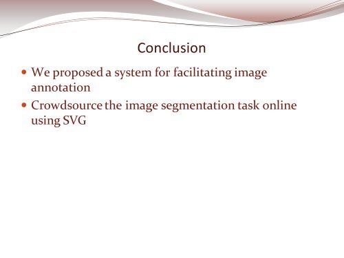 Crowdsourcing Image Segmentation using SVG - SVG Open