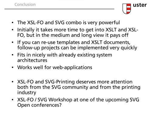 Reporting with XSL-FO, SVG and Apache FOP - SVG Open