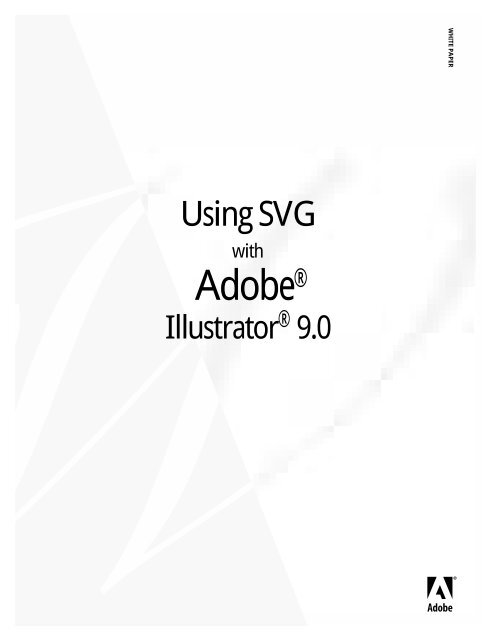 Using Svg With Adobe Illustrator Pdf 251 Kb Partners Adobe