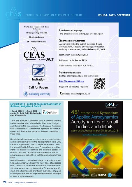Iam - CEAS. Council of European Aerospace Societies
