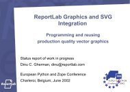 ReportLab Graphics and SVG Integratation