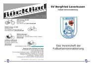Wir suchen Trainer!! - SV Bergfried Leverkusen
