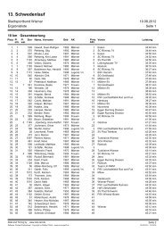 13. Schwedenlauf - Lauftreff Schwerin