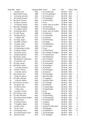 Ergebnisliste Stauseelauf 2011 - TG Schömberg Abt. Leichtathletik