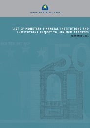 list of monetary financial institutions and ... - Suomen Pankki