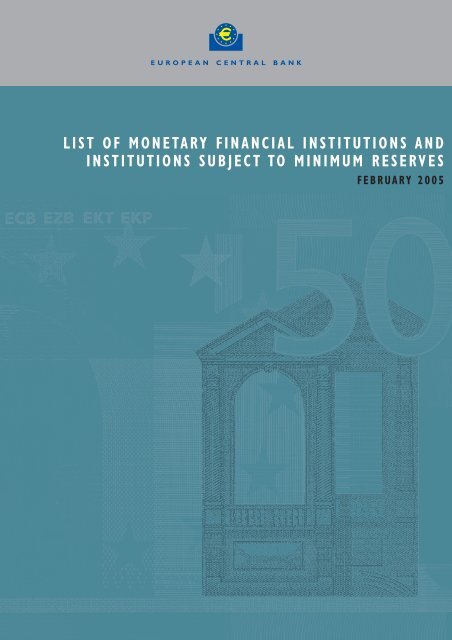 list monetary financial institutions ... - Suomen Pankki