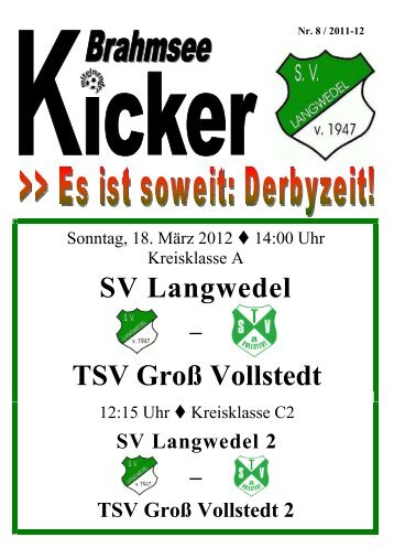 SV Langwedel TSV Groß Vollstedt