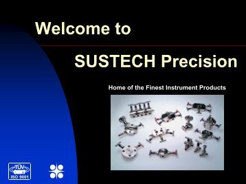 Welcome to SUSTECH Precision - Sustech Manufacturing