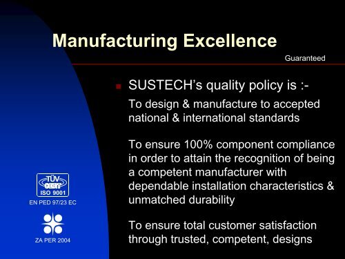 Welcome to SUSTECH Precision - Sustech Manufacturing