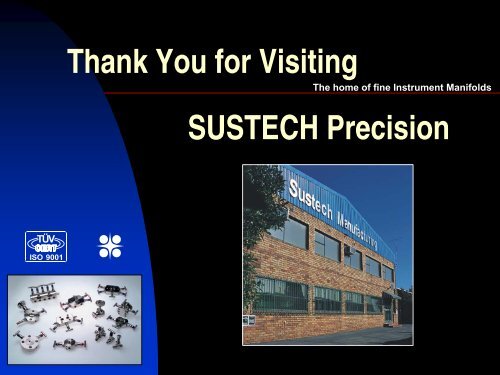 Welcome to SUSTECH Precision - Sustech Manufacturing