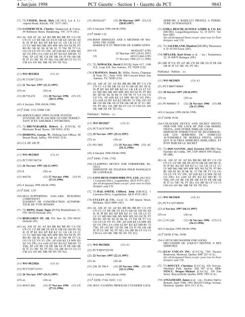 PCT/1998/22 - World Intellectual Property Organization