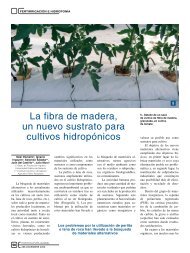 La fibra de madera, un nuevo sustrato para cultivos ... - Horticom