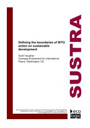 Scott Vaughan: Defining Boundaries of WTO ... - Ecologic Institute