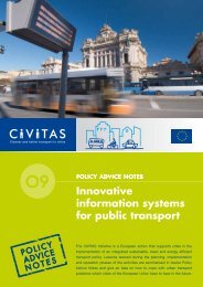 Innovative information systems for public transport - CIVITAS