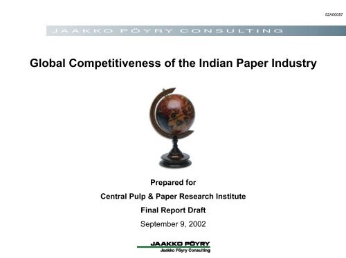 Global Competitiveness of the Indian Paper Industry - Department Of ...