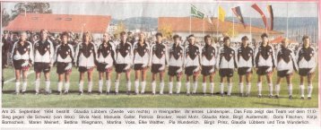 Ostfriesen-Zeitung vom 16. Juni 2011 - NFV Frauenfussball Aurich
