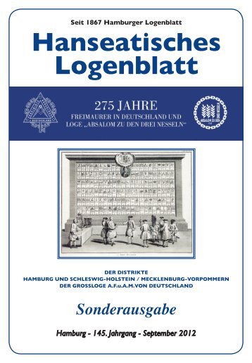 Hanseatisches Logenblatt - Ruhe & Brandt Druckerei GmbH & Co. KG