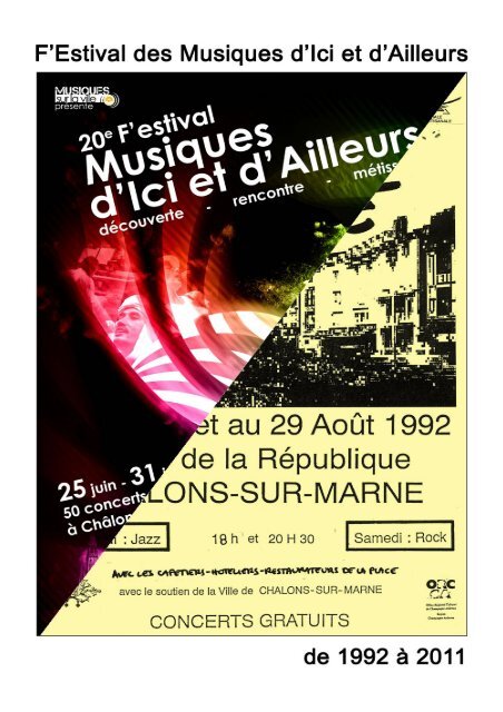 historique de la programmation du festival - Musiques d