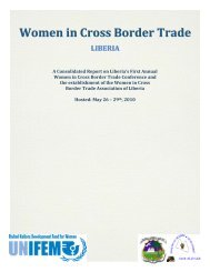 Women in Cross Border Trade LIBERIA - UN Women