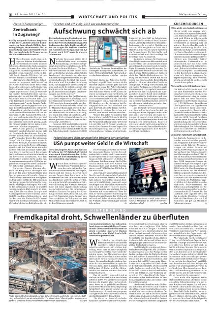 kurzmeldungen - Sparkassenzeitung