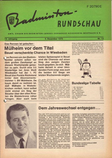 Nr. 12 Dezember 1975 - BLV-NRW