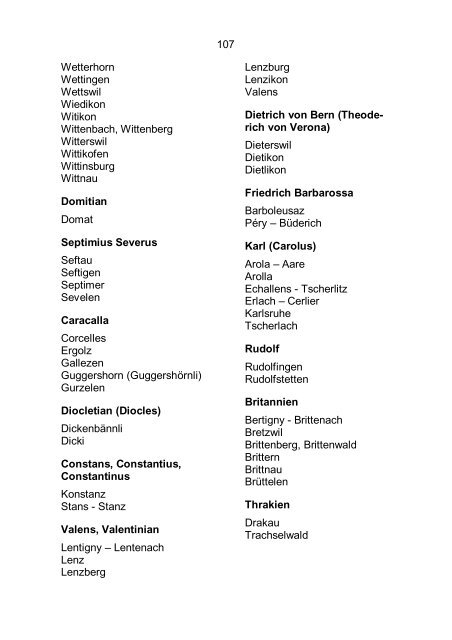 Ortsnamen Schweiz - NEU - 2011 - Kopie - Dillum