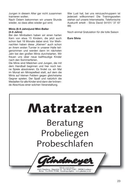 Ausgabe 81 April 2009 - TuS Appen