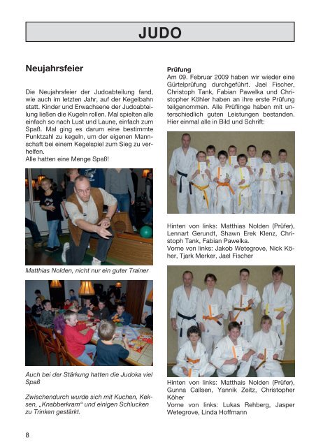 Ausgabe 81 April 2009 - TuS Appen