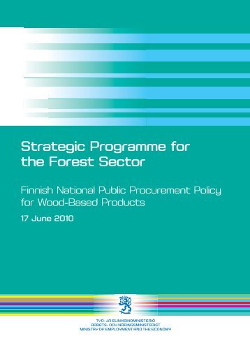Finnish National Public Procurement Policy for Wood-Based