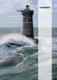 Annual Report 2008 - Geberit International AG