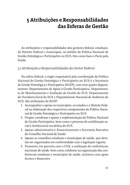 Política Nacional de Gestão Estratégica e Participativa no SUS ...